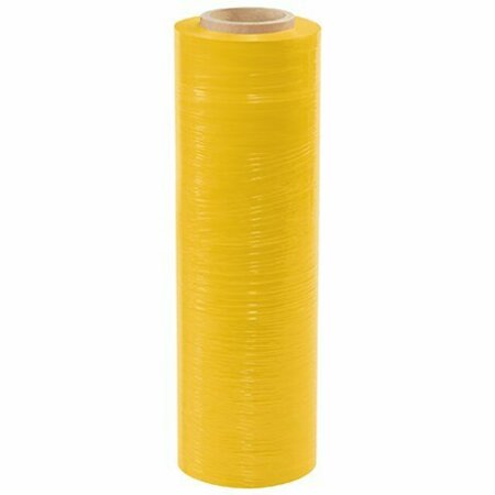 BSC PREFERRED 18'' x 80 Gauge x 1500' Yellow Cast Hand Stretch Film, 4PK S-2900Y